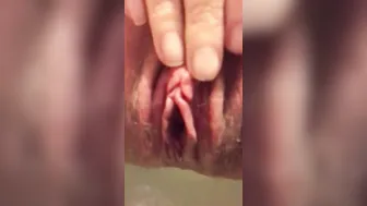 Groaning And Having Fun While I Peeing And Cum