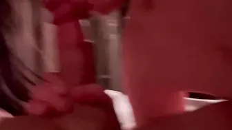 Blowing on that thick penis