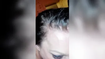 point of view thick penis sucking off cunt close up