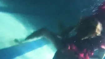 Lesbian Mermaids - Underwater Erotic Pool Party with Hot Girls