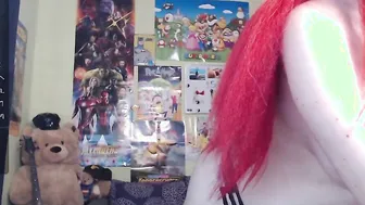 Vulgar gamer women with mega gigantic jugs inside twitch stream