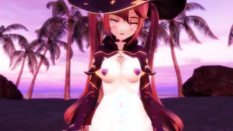 Genshin Impact - Mona Pjanoo  Cowgirl [MMD R18]