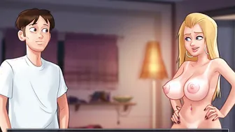 SUMMERTIME SAGA #94 • Blonde barely legal takes a biggest penis with ease
