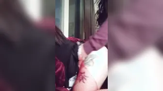 Fucking my maid while my wifey is inside the next room.