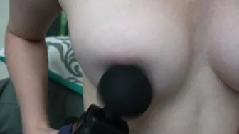 Deep Tissue Massager Play and Cum