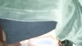 Bust on thin skank booty