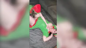 Santas Great Helpers Venus  Raven Love Unloading Santas Sack (ONLYFAN CONTEST