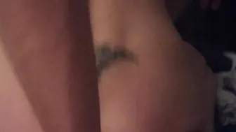 Reverse cowgirl anal cumshot and anal vibrator play