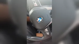Step MILF hand slip under step son lingerie making him cum while he drives the vehicle