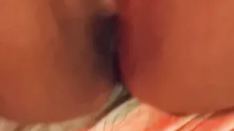 Vagina and anal finger bang