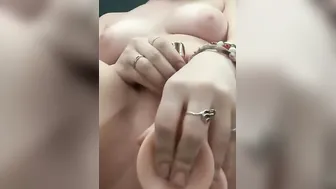 Masturbating with a plug