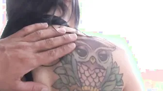 Dark Haired Hispanic Nicole Medallo Has The Tightest Twat On The