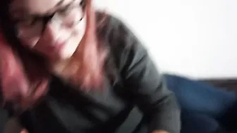 spontaneous oral sex from an Austrian 19 year old with Pikachu cap