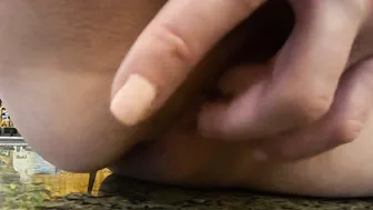 Serena Slade Finger Fucked Myself on the Kitchen Counter