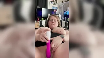 Having Fun with my favorite dildo 