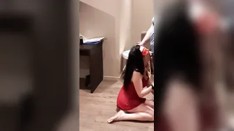 Sweet tinder women make incredible performance into hotel room