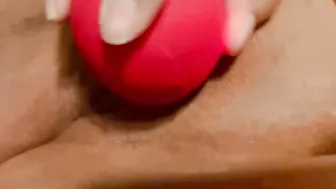 Squirting with my new dildo 