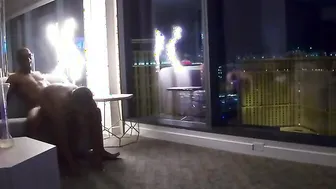 Cheating skank pt2. BF knocks on hotel door
