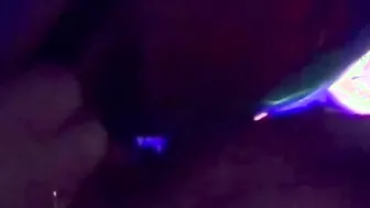 Rave bimbos  Friend Getting Nailed At Rave Party Into Blacklight Body Paint Rolling