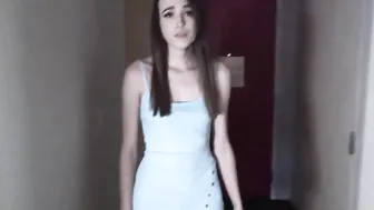Brooke Johnson brings stepdad home with her twat