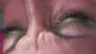 Dark Hair teenagers getting the deepest throat banged of her young