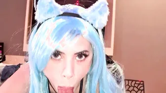 Montando porn video – Montando na maid de cabelo azul