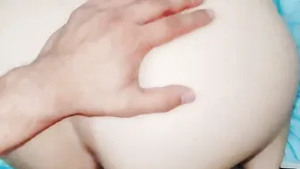 doggy style with babe Mexican Hispanic with a gigantic ass with