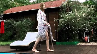 Small skinny petite Bae Bae Hermione Ganger underwater