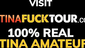 Black Hispanic beauty sucking off my dick rough after salsa dancing