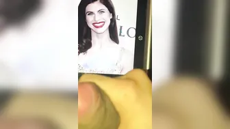Alexandra Daddario returns Tugging out a nice load