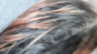 rim job and peeing into bed