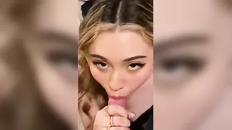 Brown-eyed Filipina loves sucking off penis MORE ON FANSLY