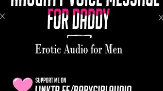 Babygirl Leaves a Erotic Voicemail for Daddy (Naughty Audio for Guys)