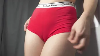cunt with mouth Inside Sports Lingerie Showing Off Her Cutie Cameltoe 4K