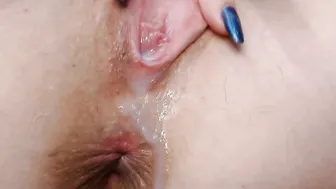 Insane full cunt of creampine
