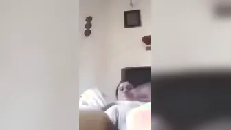 Bombshell Cougar Showing Her Tits And Finguring inside Leaking Twat