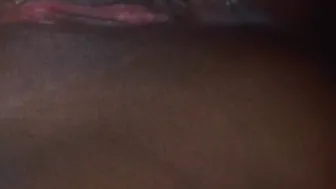 Mocha Makes Her Vagina Cream Before Family Dinner