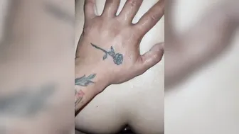 My husbands penis was so crazy hot i didnt even let him pull out his penis from my asshole and cum