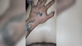 My husbands penis was so crazy hot i didnt even let him pull out his penis from my asshole and cum