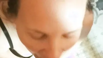 Come here bitch Throatfuck for skank mom