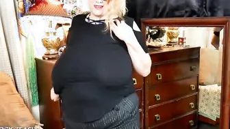 Big Titted cougar teases her neighbour then comes home and fucks
