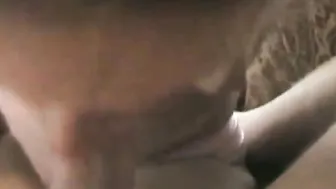 Small titted hoe blows on rough unshaved cock