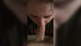 Warming me up with her mouth