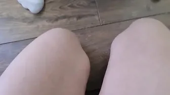 Professor tries to play with innocent schoolgirls dick but he