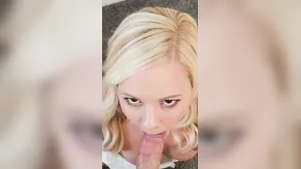 Smart chick turns dumb when she chews a piece of Slut Gum. Now she must find a dick to suck