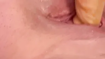 Squirt fucking myself with my vibrator