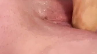 Squirt fucking myself with my vibrator