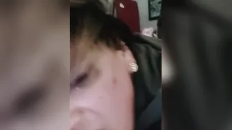 Sneaky cummed (bbcs ejaculates in while dad at home