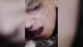 Sneaky cummed (bbcs ejaculates in while dad at home