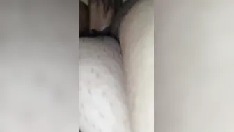 Chubby cougar getting banged doggy style